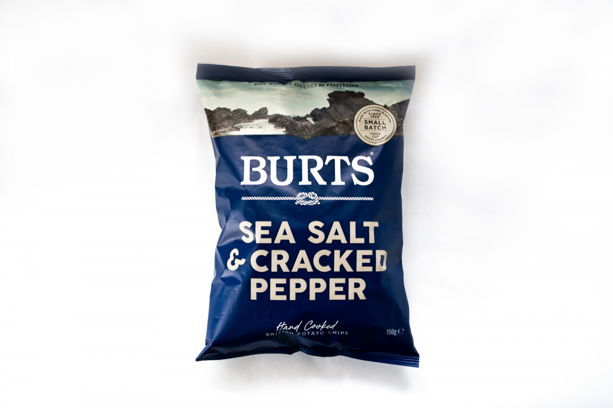 Crisps - Sea Salt and Cracked Pepper 150g